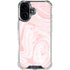 Pink Marbling iPhone 16 Plus Clear Case