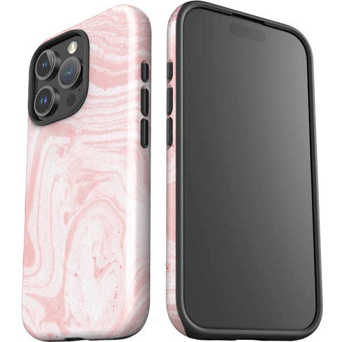 Pink Marbling iPhone 16 Pro Impact Case