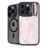 Pink Marbling iPhone 16 Pro Kickstand Case