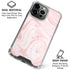 Pink Marbling iPhone 16 Pro Max Clear Case