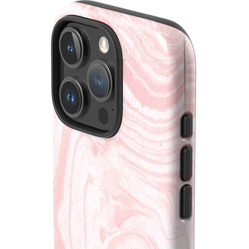 Pink Marbling iPhone 16 Pro Max Impact Case