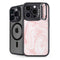 Pink Marbling iPhone 16 Pro Max Kickstand Case