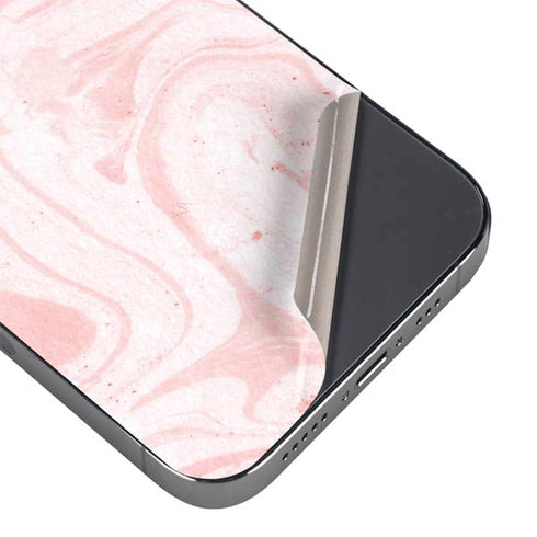 Pink Marbling iPhone 16 Pro Max Skin