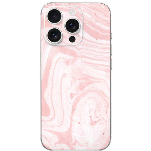 Pink Marbling iPhone 16 Pro Skin