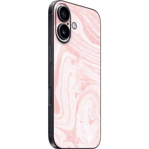 Pink Marbling iPhone 16 Skin