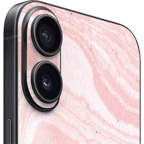 Pink Marbling iPhone 16 Skin