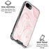 Pink Marbling iPhone 16e Clear Case
