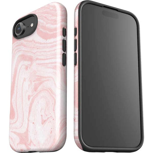 Pink Marbling iPhone 16e Impact Case