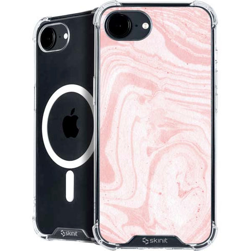 Pink Marbling iPhone 16e MagSafe Case