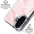 Pink Marbling iPhone 17 Clear Case