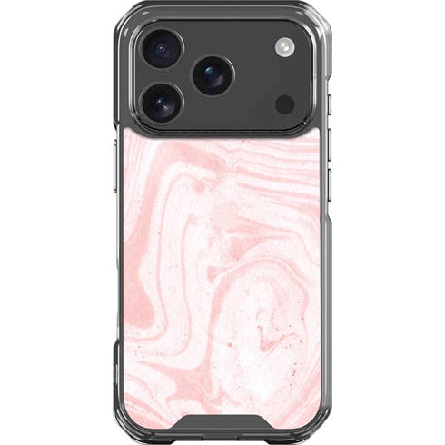 Pink Marbling iPhone 18 Pro Clear Case