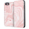 Pink Marbling iPhone 7 Folio Case