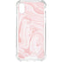 Pink Marbling iPhone XS Clear Case
