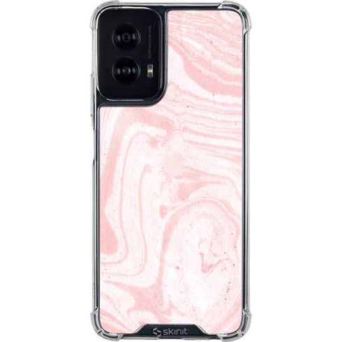 Pink Marbling Moto G Power 5G (2024) Clear Case