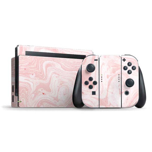 Pink Marbling Nintendo Skins