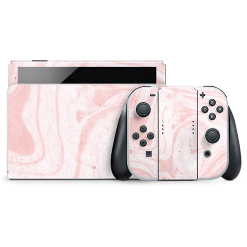 Pink Marbling Nintendo Skins