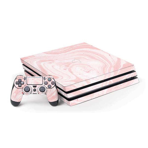 Pink Marbling PlayStation PS4 Skins