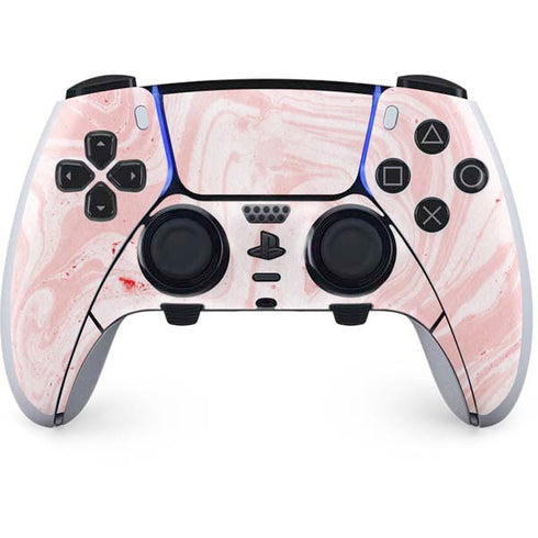 Pink Marbling PS5 DualSense Edge Pro Controller Skin