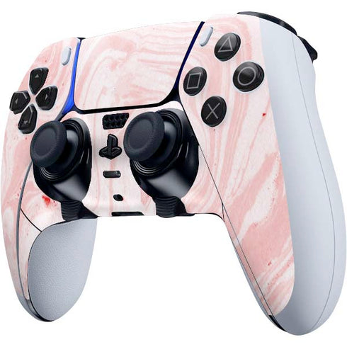 Pink Marbling PS5 DualSense Edge Pro Controller Skin
