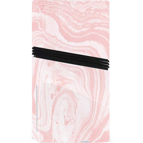 Pink Marbling PS5 Pro Disk Console Skin