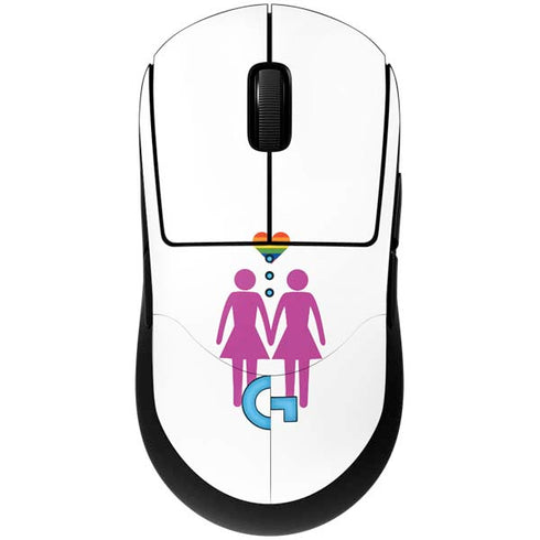 Pink Pride G Pro Wireless Gaming Mouse Skin