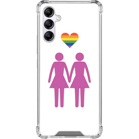 Pink Pride Gabb Phone 4 Clear Case