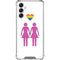 Pink Pride Gabb Phone 4 Clear Case