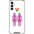 Pink Pride Gabb Phone 4 Clear Case