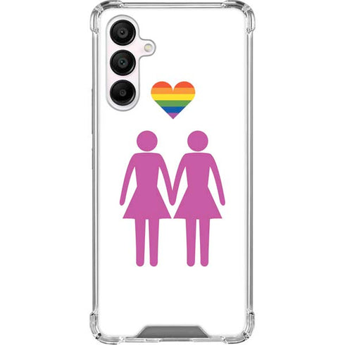 Pink Pride Galaxy A16 5G Clear Case