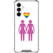 Pink Pride Galaxy A16 5G Clear Case