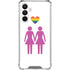 Pink Pride Galaxy A16 5G Clear Case