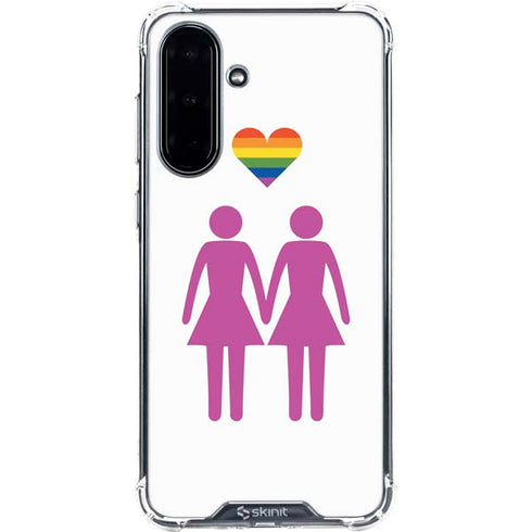Pink Pride Galaxy A36 5G Clear Case