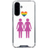 Pink Pride Galaxy A36 5G Clear Case