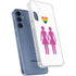 Pink Pride Galaxy A55 5G Clear Case