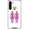 Pink Pride Galaxy S24 FE Clear Case