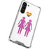 Pink Pride Galaxy S24 FE Clear Case