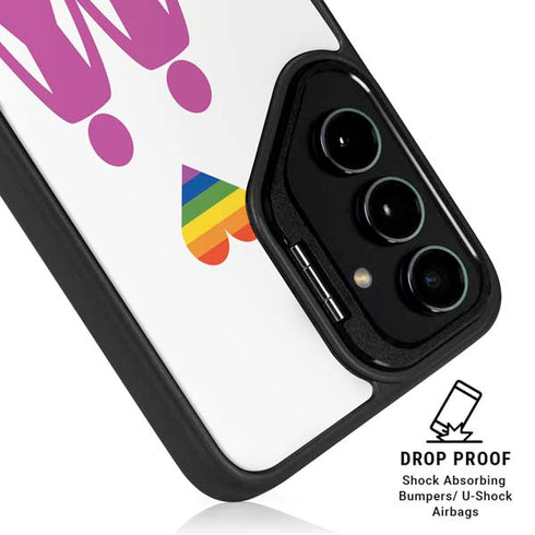 Pink Pride Galaxy S25 Kickstand Case