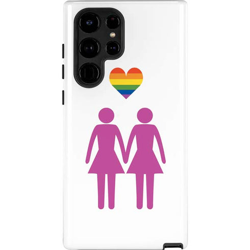 Pink Pride Galaxy S25 Ultra Impact Case