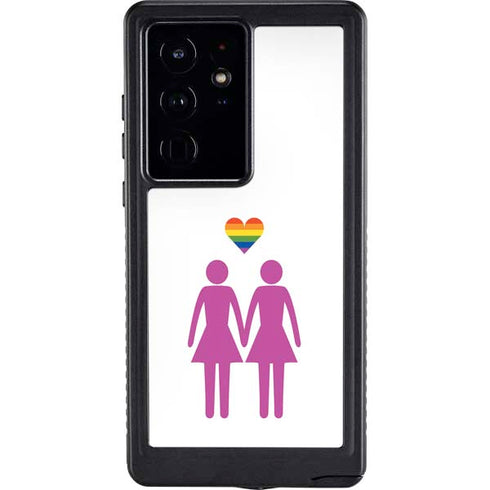 Pink Pride Galaxy S24 Ultra Waterproof Case
