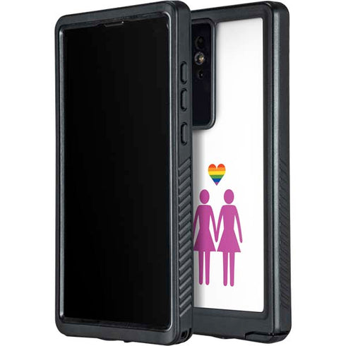 Pink Pride Galaxy S24 Ultra Waterproof Case