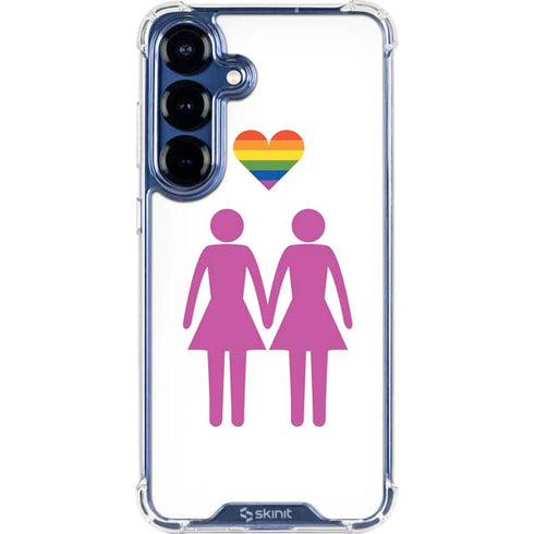 Pink Pride Galaxy S25 Plus Clear Case
