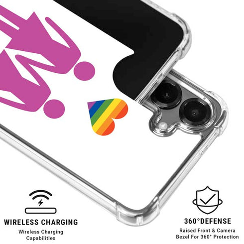 Pink Pride Galaxy S26 Clear Case