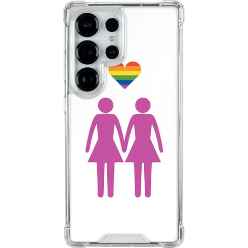 Pink Pride Galaxy S26 Ultra Clear Case