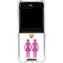 Pink Pride Galaxy Z Flip6 Clear Case