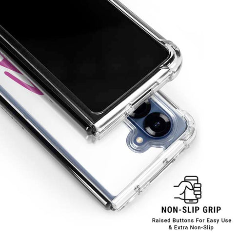 Pink Pride Galaxy Z Fold6 Clear Case