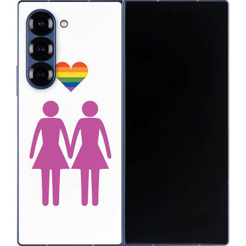 Pink Pride Galaxy Z Fold6 Skin