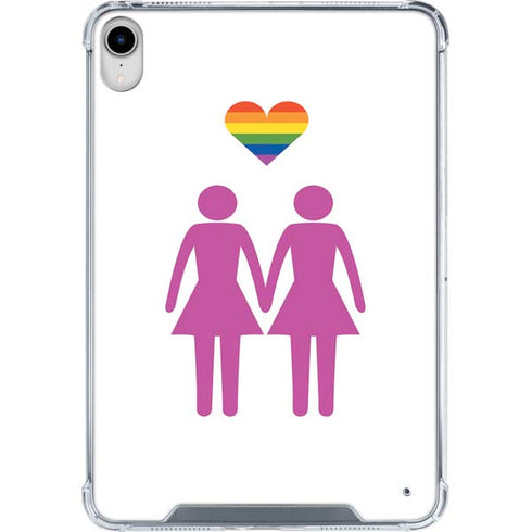 Pink Pride iPad 11th Gen (2025) Clear Case