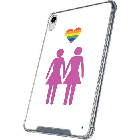 Pink Pride iPad 11th Gen (2025) Clear Case