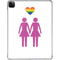 Pink Pride iPad Pro 11in (2024) Clear Case
