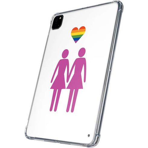 Pink Pride iPad Pro 11in (2024) Clear Case
